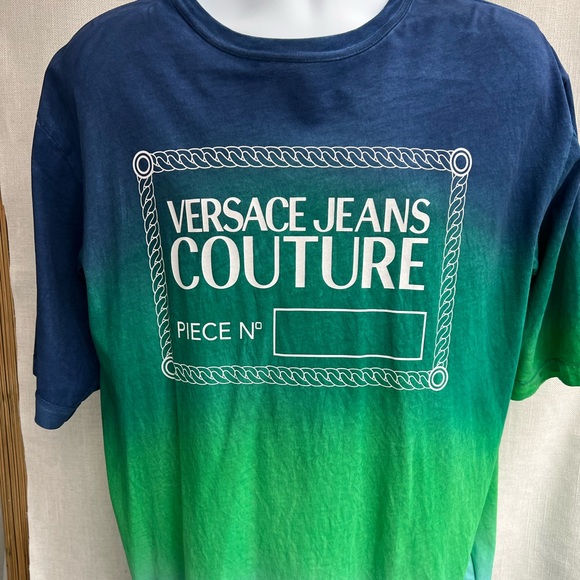 New Men’s “Versace Jeans Couture” Screen Printed T-Shirt
